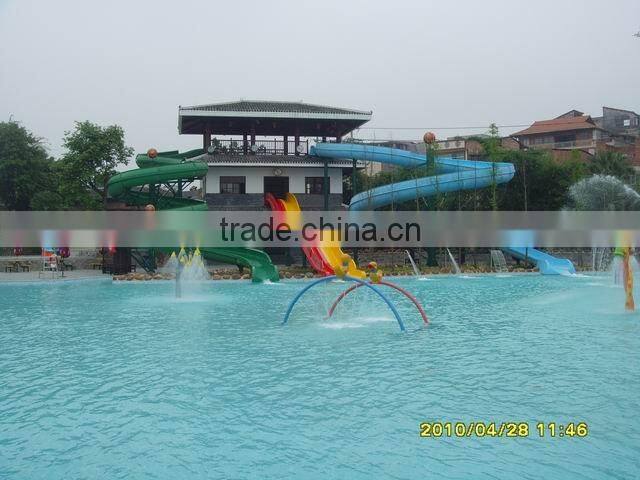 swimming pool slide