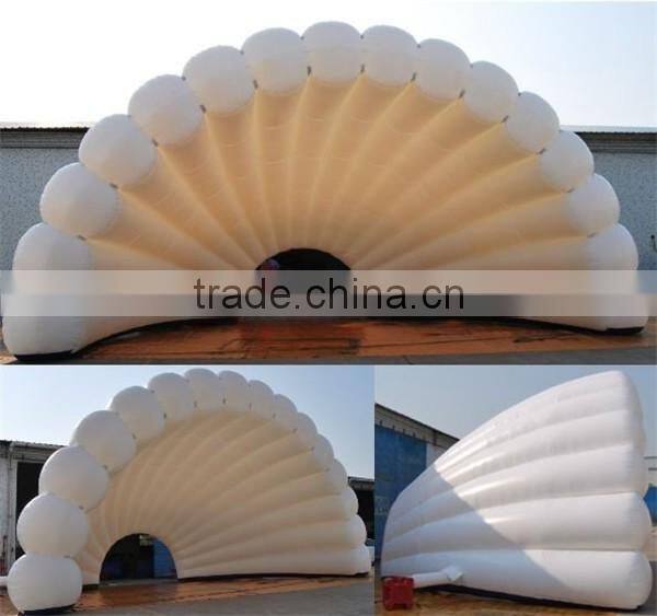 2016 Hot sale inflatable shell tent for stage cover