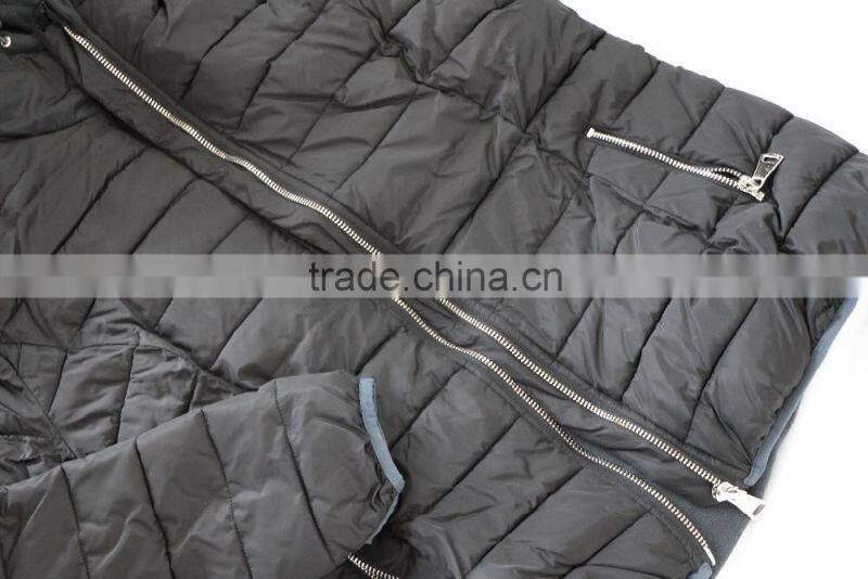 Shengsheng fine padding wool filling outdoor black winter jacket for women sportswear