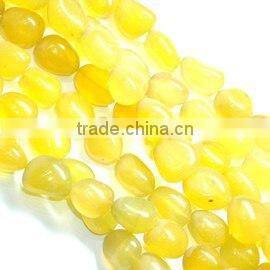 One Strand Chalcedony Natural Gemstone Beads