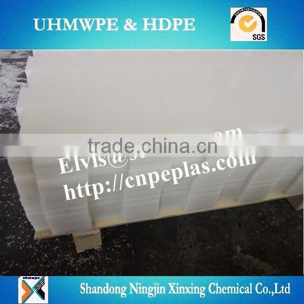 High density plastic boards for synthetic ice skating rink system