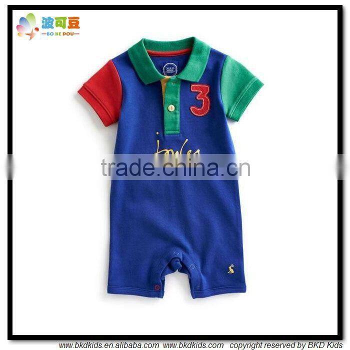 BKD Infant polo neck clothes infant boys bodysuit