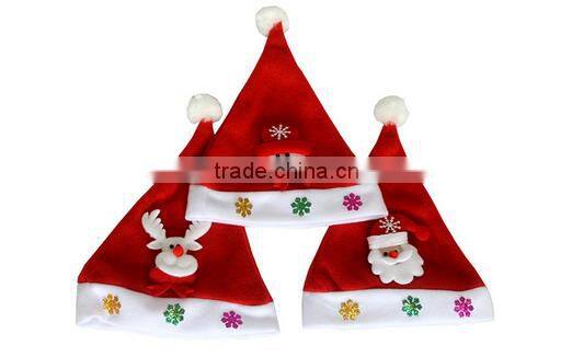 wholesale Woven reindeer christmas hat christmas decoration