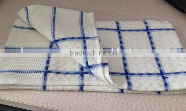 Yarn dye waffle tea towel