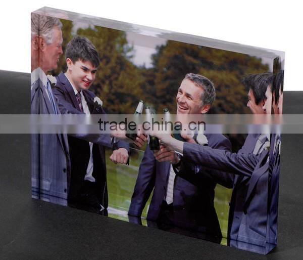 4*6 acrylic love photo cube frame