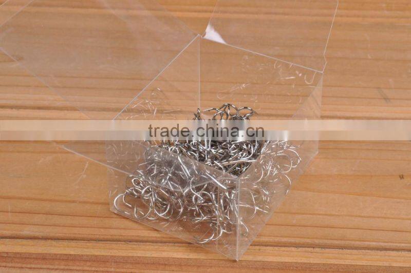 100pcs 8# Fishing Hook High Carbon Steel Treble Hooks Fishing Tackle