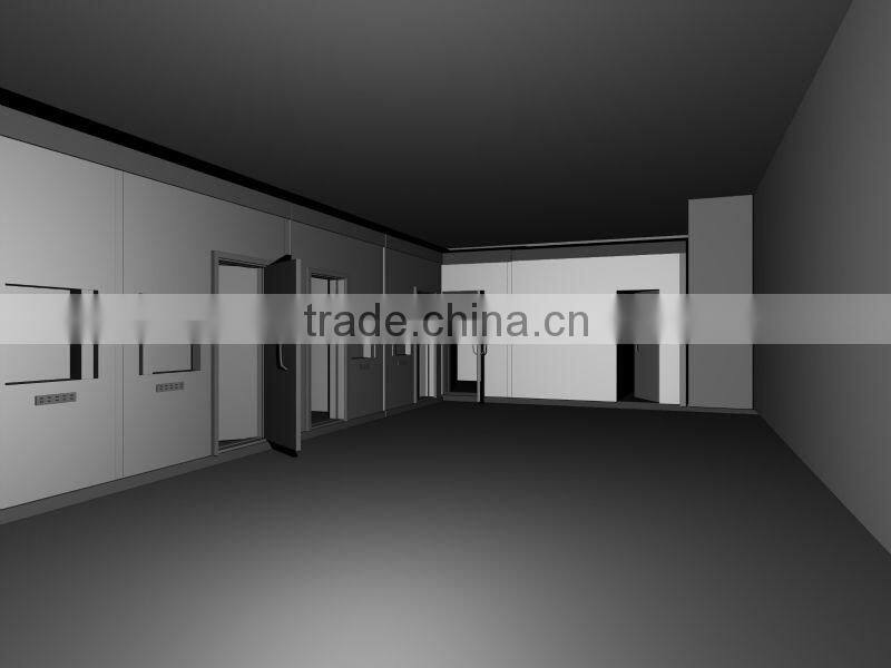 Shielded room for test hearing