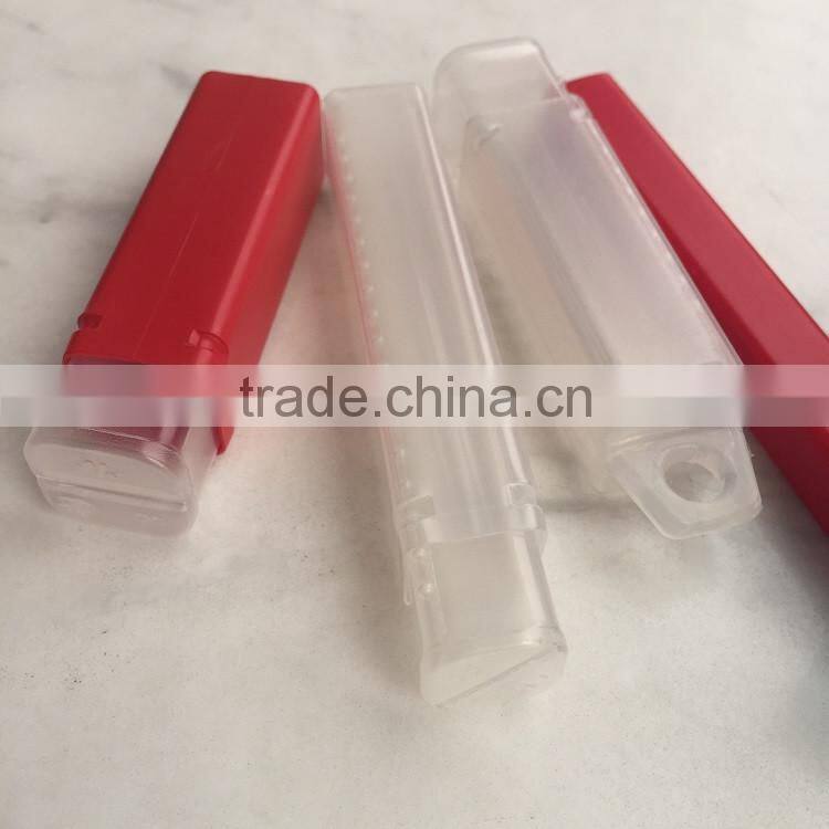pvc plastic square packaging tubes QP