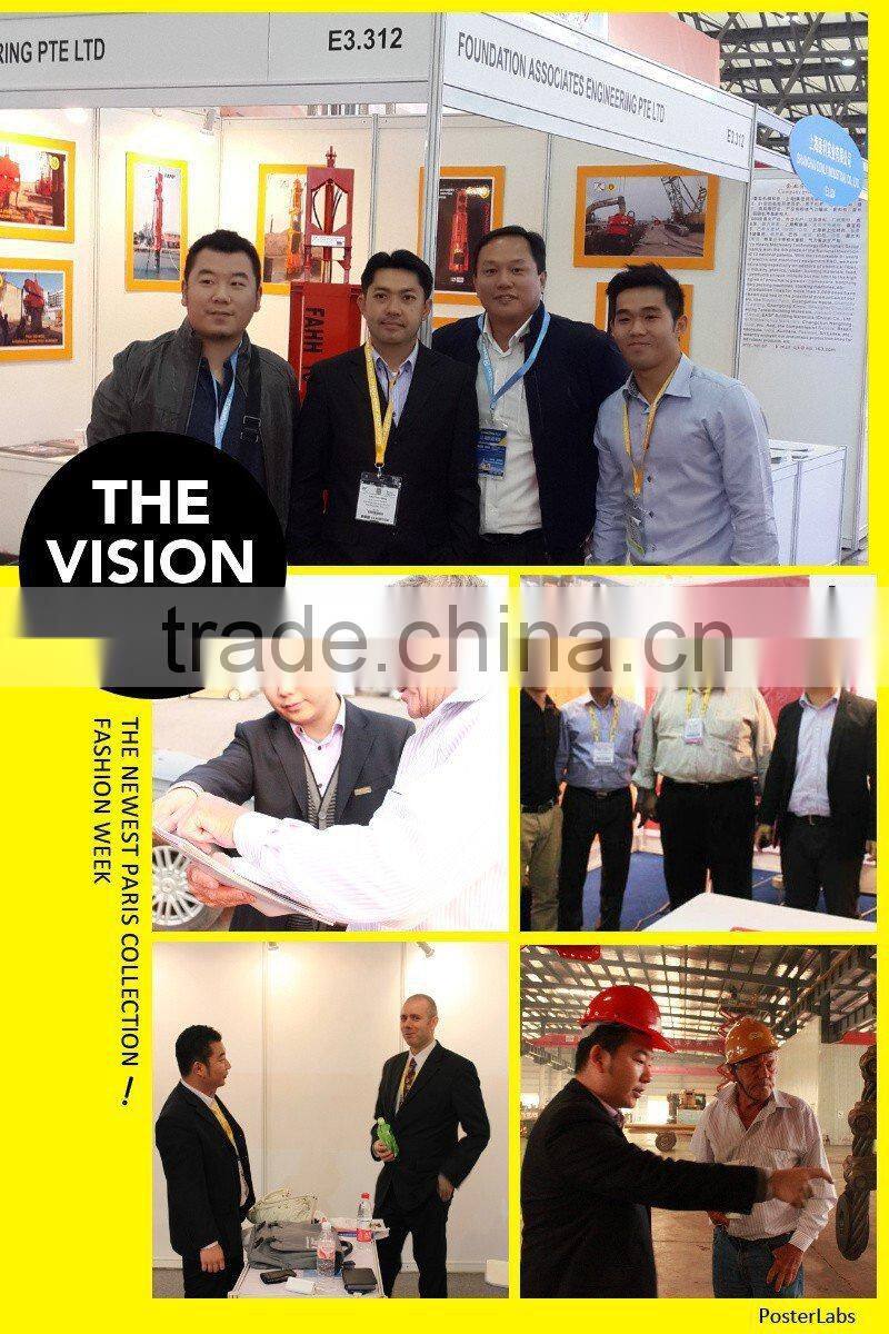 FAECHINA Profesional Hydraulic Vibratory Hammer Pile Driver for Guardrail