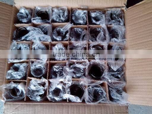 Round hot stamping 210ml milk glass bottle with separate package