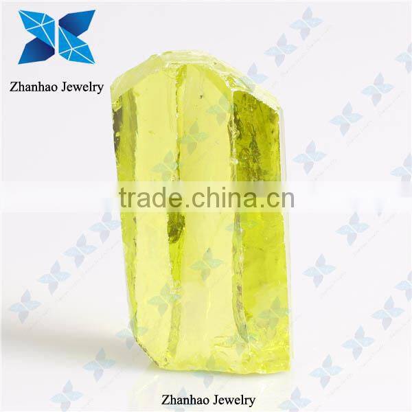cz stone apple green raw cubic zirconia