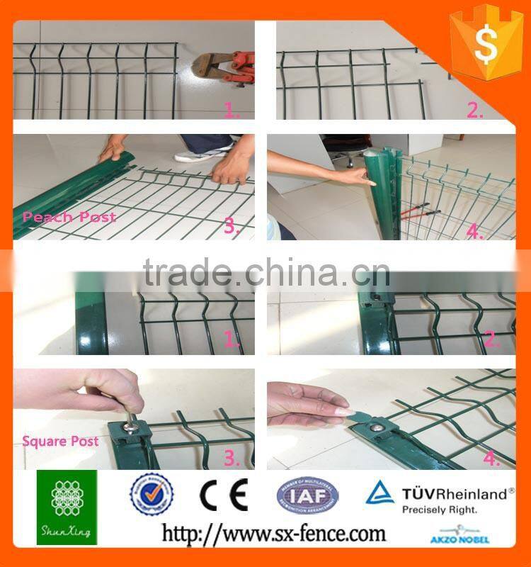 Hot Sales Galvanized welded wire security mesh folded fence