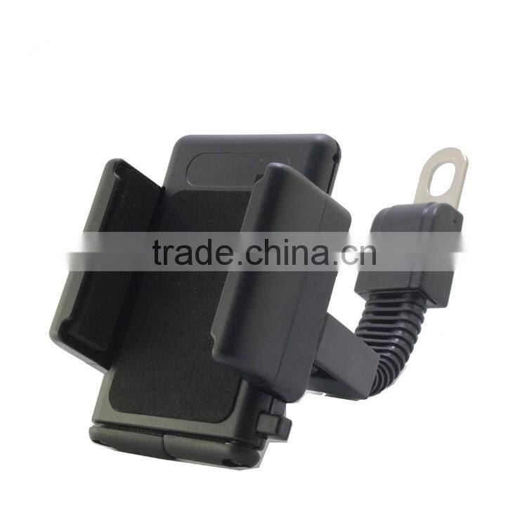 smart phone holder motorcycle rearview mirror mount for all mobile phone GPS 360 degree rotate new arrival