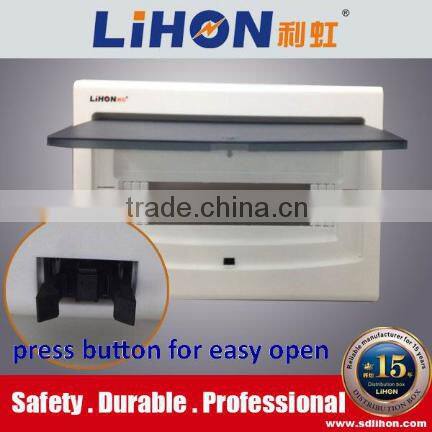 plastic or metal cover electrical plastic distribution box with switch