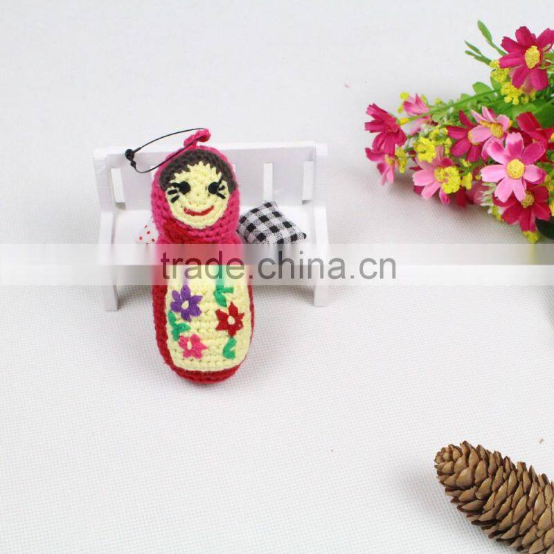 Christmas Gifts Pure hand crochet China doll toys