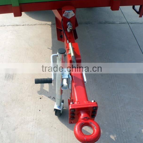1.5 ton agricultural machinery cargo tipping trailer hand tractor with trailer