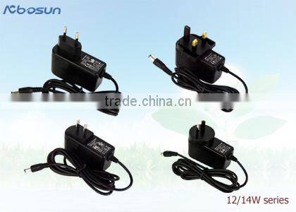 ac dc power adaptor white/ black (optional color) in wattages from 5W to 120W with CE UL CUL FCC KCC PSE CCC GS SAA approval