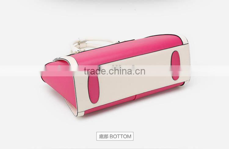 Western style handbag shoulder bag young ladies brand foxer bag pu leather