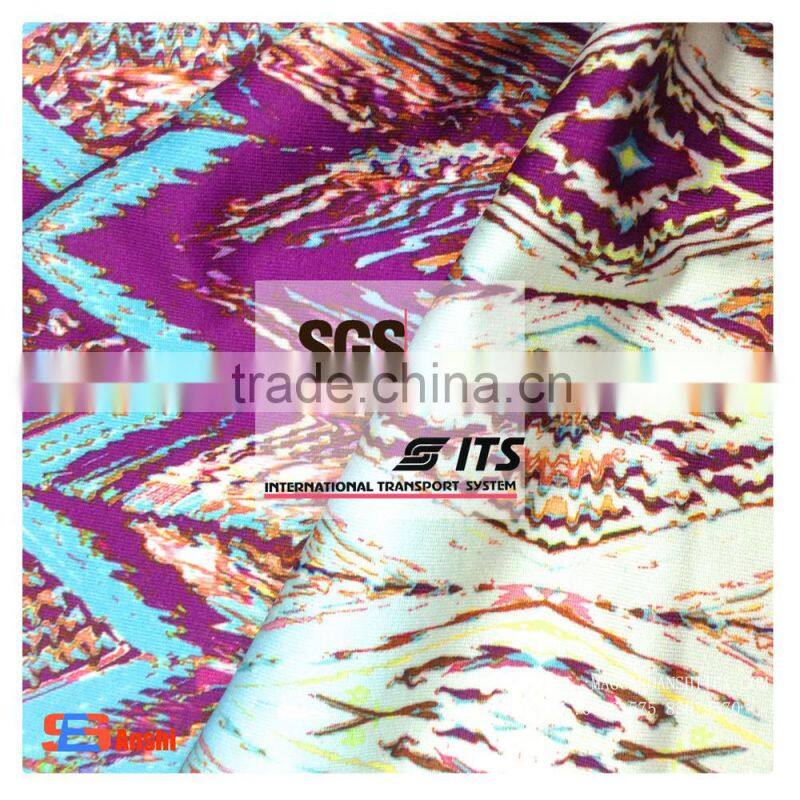 ES6146 soft dty printed fabric for dress, underwear fabric