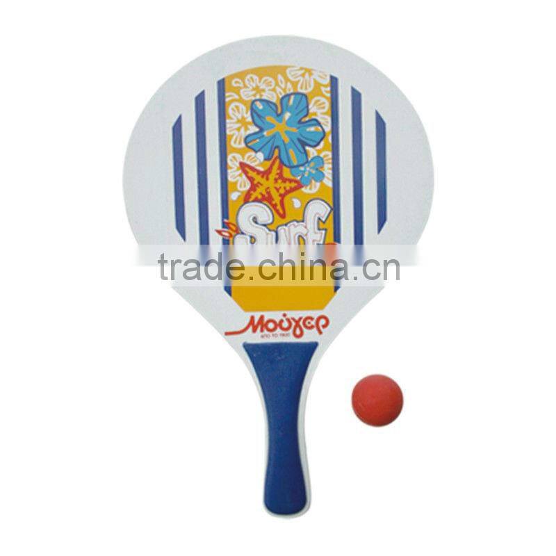 OEM 7-layer Poplar wood Paddle Racket
