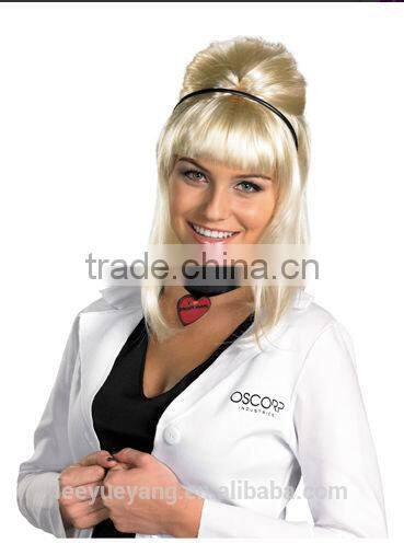 High quality synthetic blonde party costume wigs