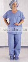 non-woven disposable two pcs coverall