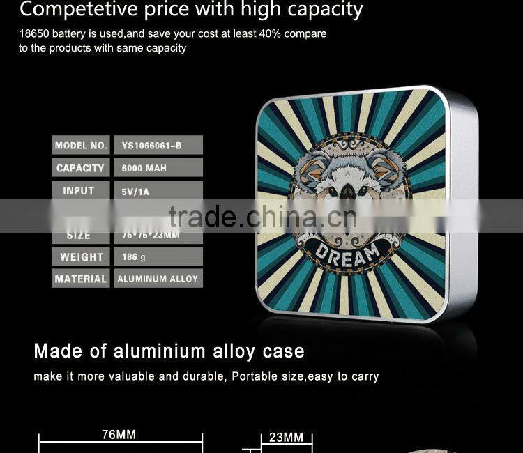 Koala Pattern, portable Mobile Phone Rechargeable power bank supply with LCD