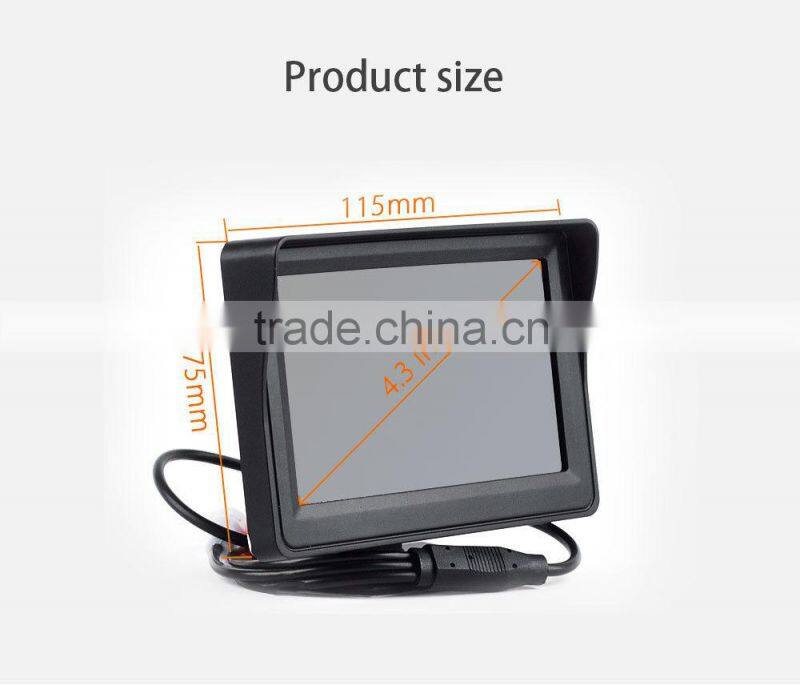 4.3 inch 5 inch TFT LCD Car Monitor / 4.3 LCD Monitor
