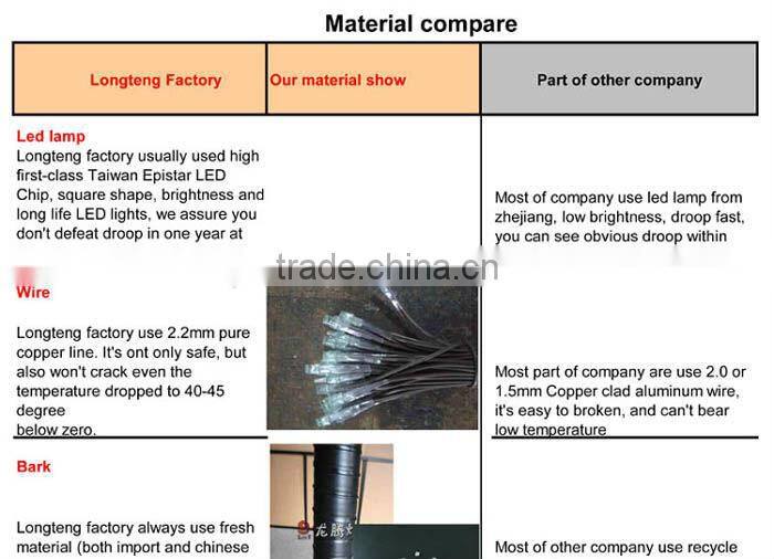 decorative lighted trees and flowers, led tree lighting for decoration