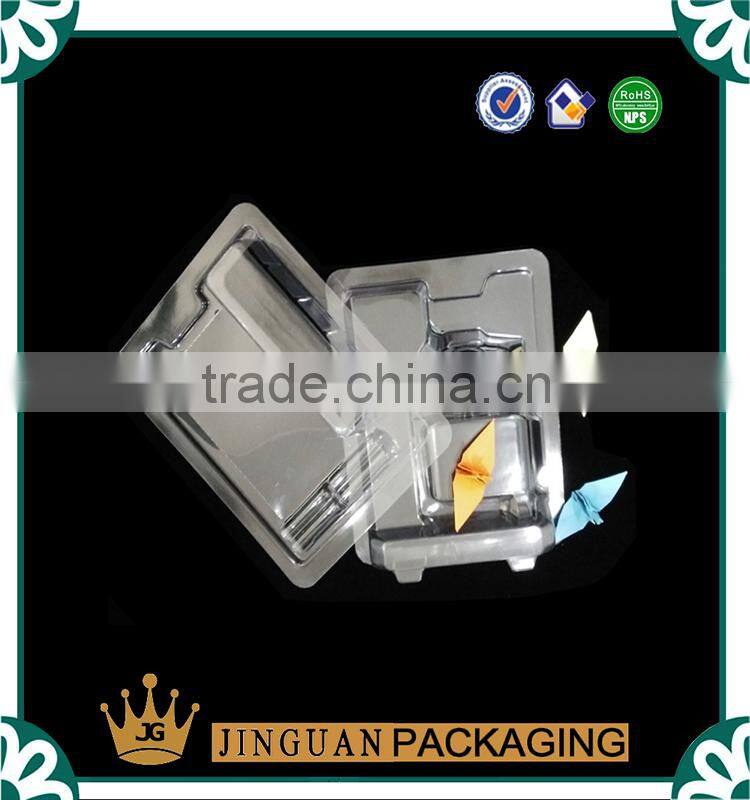 Wolesale Price Clear Small Lidded Plastic Blister Gift Display Packaging Container Tray