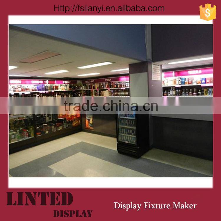 Wiskey display racks for shop disgner