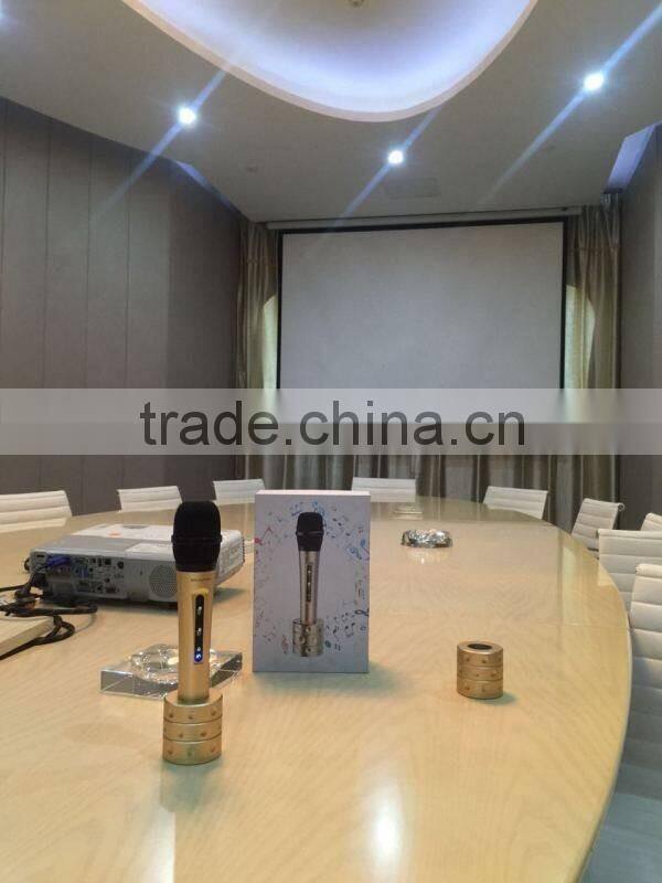 Portable wireless microphone bluetooth stereo Karaoke microphone