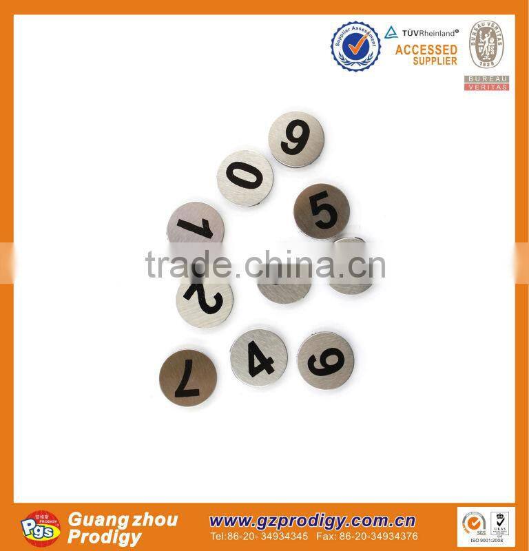 adhesive stainless steel house numbers door plate