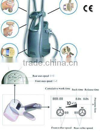 M8+2 liposuction cavitation vacuum+motorized intelligent roller+ultrasound+LED light therapy body vela shape