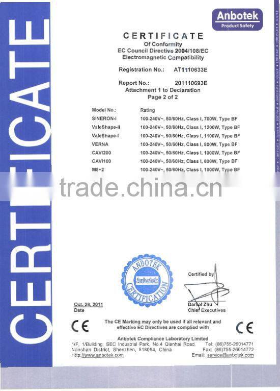 Cavitation Laser With Three Models Vacuum RF Handles Laser Function Machine