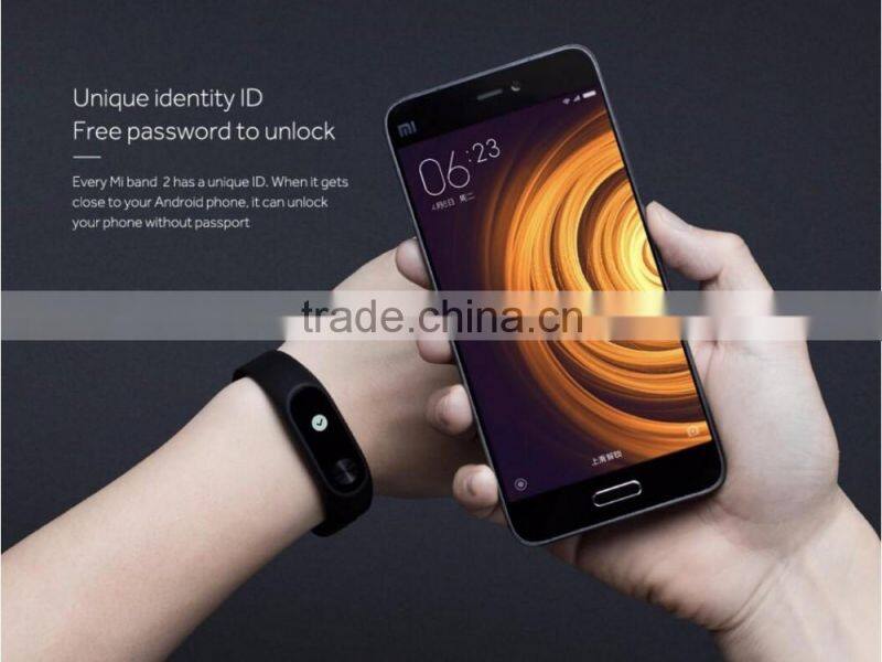 Original Xiaomi Mi Band 2 Wristband Bracelet Smart Heart Rate Fitness Tracker Monitor Bluetooth Phone Pedometer IP67 Waterproof