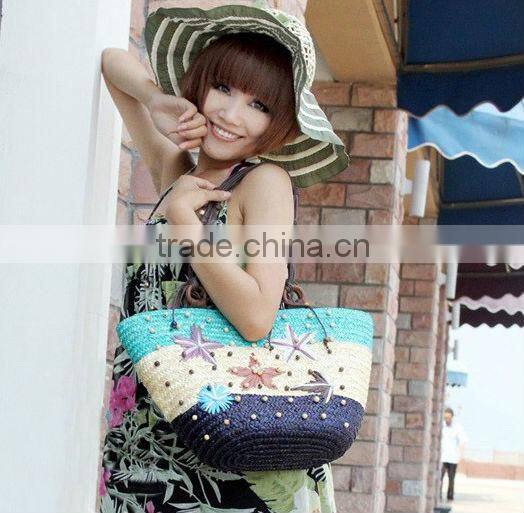 lady popular summer bag/handbag/straw bag