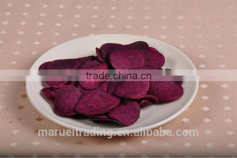 Vacuum Fried purple sweet potato chips
