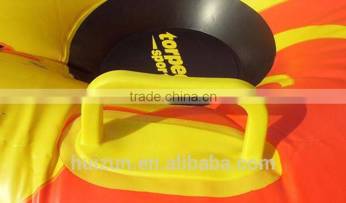 Double snow tube , snow float , skiiling