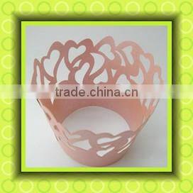 Party Decoration Laser Cut Cupcake Wrappers Factory Supplier