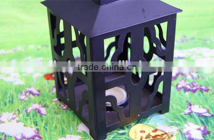 Black Mini Hanging Tealight Lantern