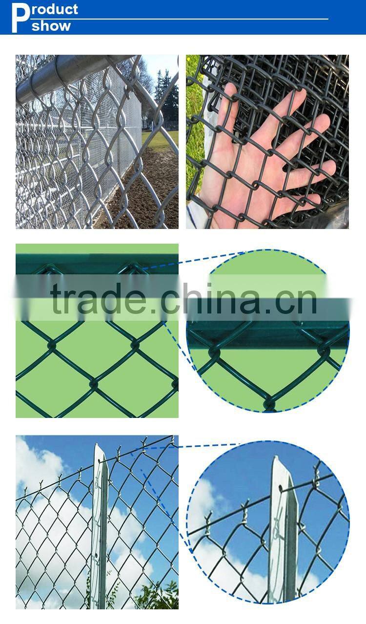 Renewable Sources supplier hot dipped galvanized chain link fence
