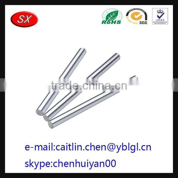 Plated steel threaded hollow shaft /tube