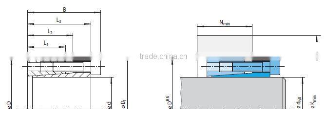 No axial displacement expansion sleeve RLK 131 locking device