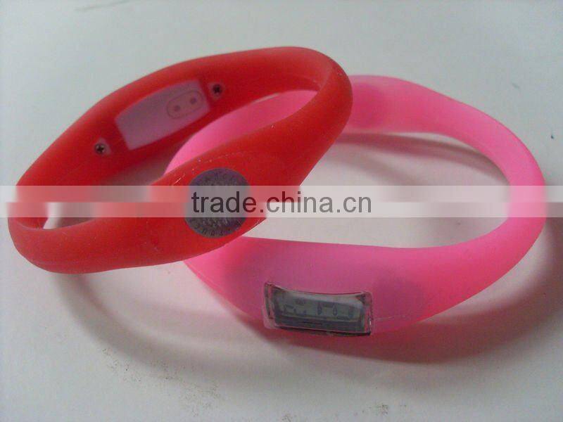 silicone wrist watch