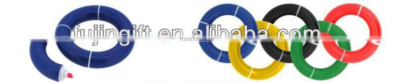 4 color swim ring shaped highlighter gift/promotional gifts/gift pen