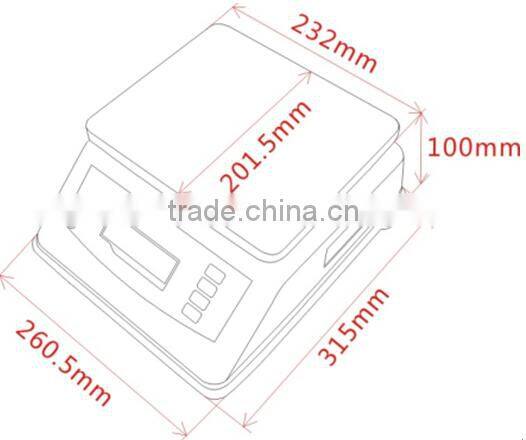 stainless steel digital weighing scale