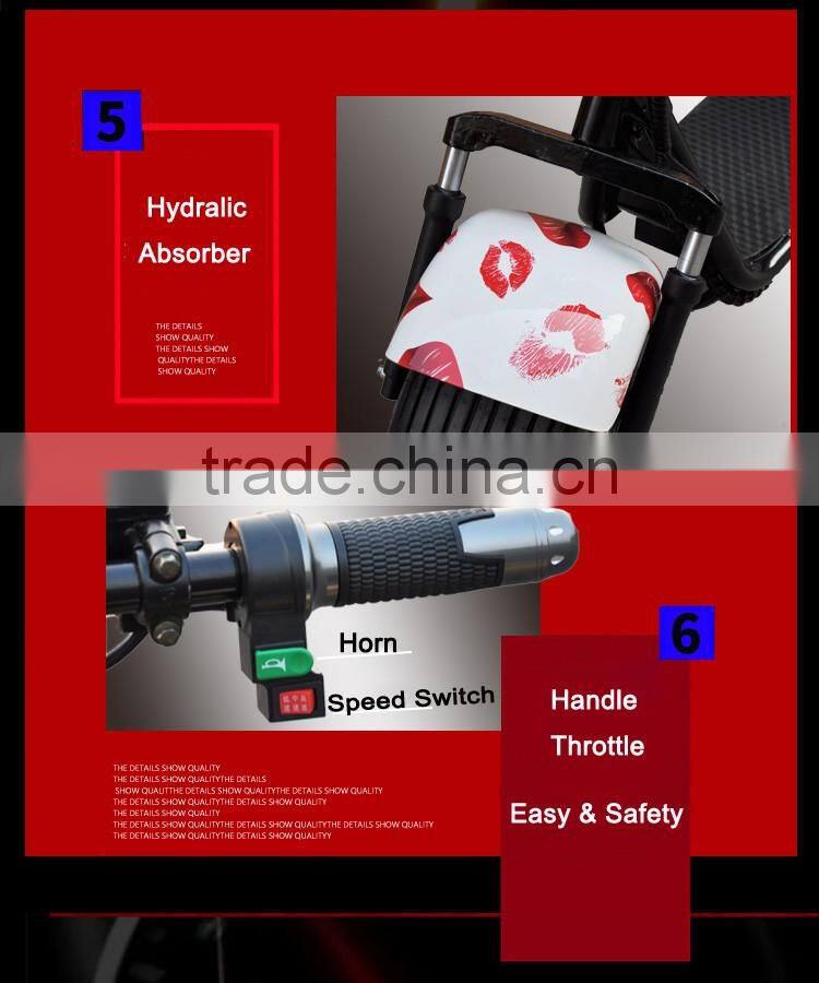 60V 12AH 1000 Watt Urban Electric Scooter Halley Mobility Scooter