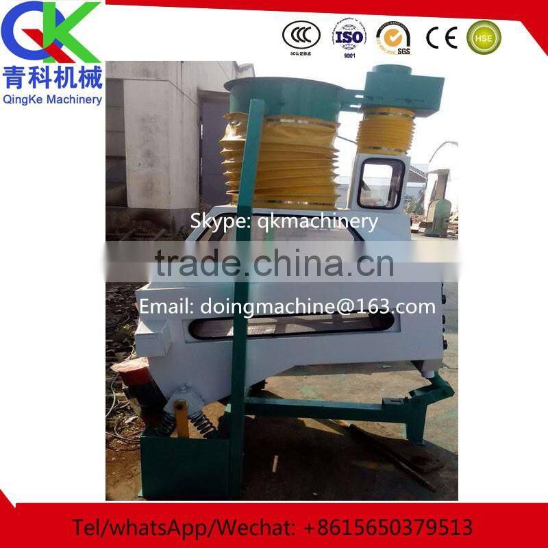 Commercial suction gravity classifying destoner for grain