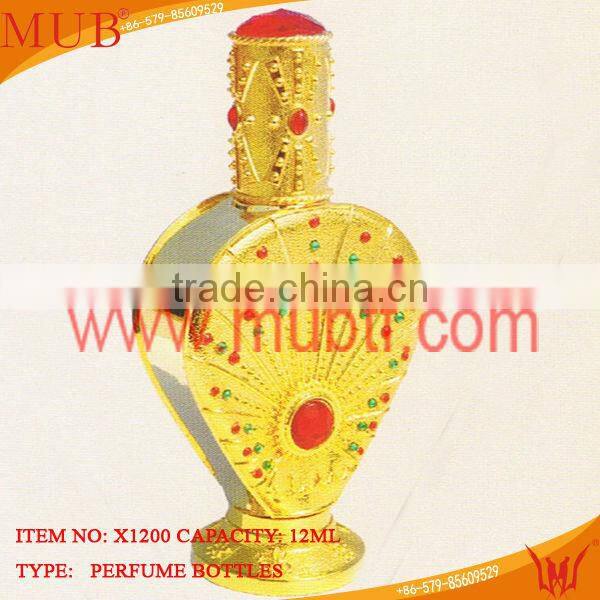 2014 The Newest Golden Arabia Dammam Perfume Bottle